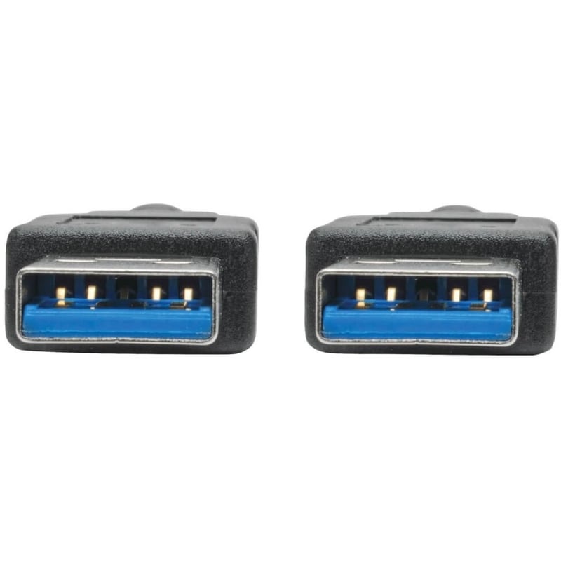 Eaton Tripp Lite Series USB 3.0 SuperSpeed A/A Cable (M/M), Black, 6 ft. (1.83 m) - Thumbnail 3