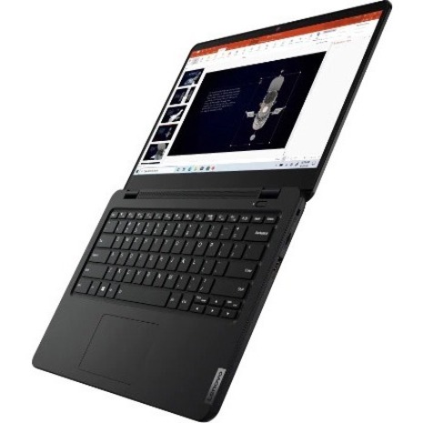 Lenovo 14w Gen 2 82N8001SUS 14" Touchscreen Notebook - Full HD - AMD 3015e - 8 GB - 128 GB SSD - English (US) Keyboard - Black - Thumbnail 3