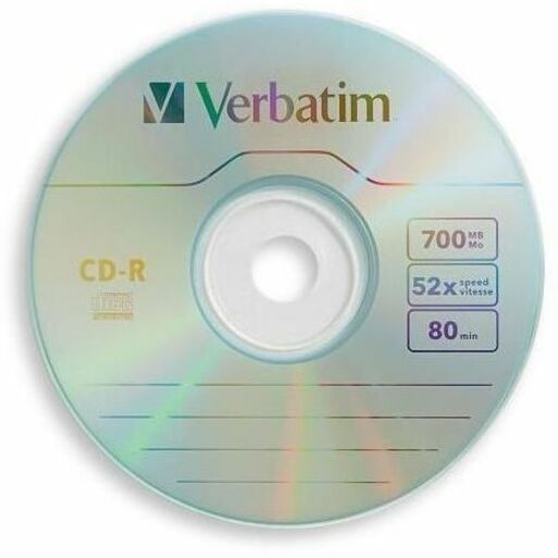 Verbatim 94691 CD Recordable Media - CD-R - 52x - 700 MB - 50 Pack Spindle - Thumbnail 2