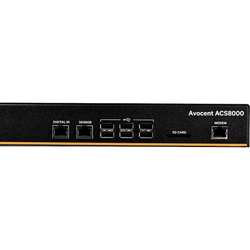 48-Port ACS8000 Console System with dual DC Power Supply and analog modem, non-TAA - Thumbnail 3