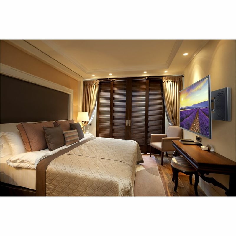 Peerless-AV® Hospitality Wall Arm Mount with STB Enclosure - Thumbnail 4