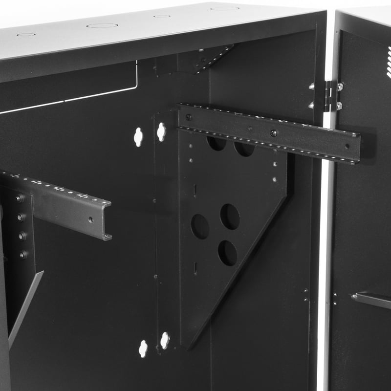 StarTech.com 8U 19" Vertical Wall Mount Server Rack Cabinet Enclosure - Low Profile (15") - 30" Deep Locking w/2U for Network IT Equipment - Thumbnail 5