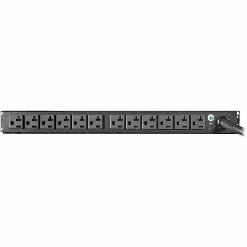 Tripp Lite by Eaton PDU 2.9kW Single-Phase Basic PDU with ISOBAR Surge Protection 120V 3840 Joules 12 NEMA 5-15/20R Outlets L5-30P Input 15 ft. Cord 1U Rack-Mount TAA - Thumbnail 5