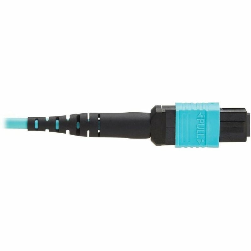 100G MULTIMODE 50/125 OM4 FIBER CABLE 12F MPO/MPO-PC FF AQUA 2M TAA - Thumbnail 2