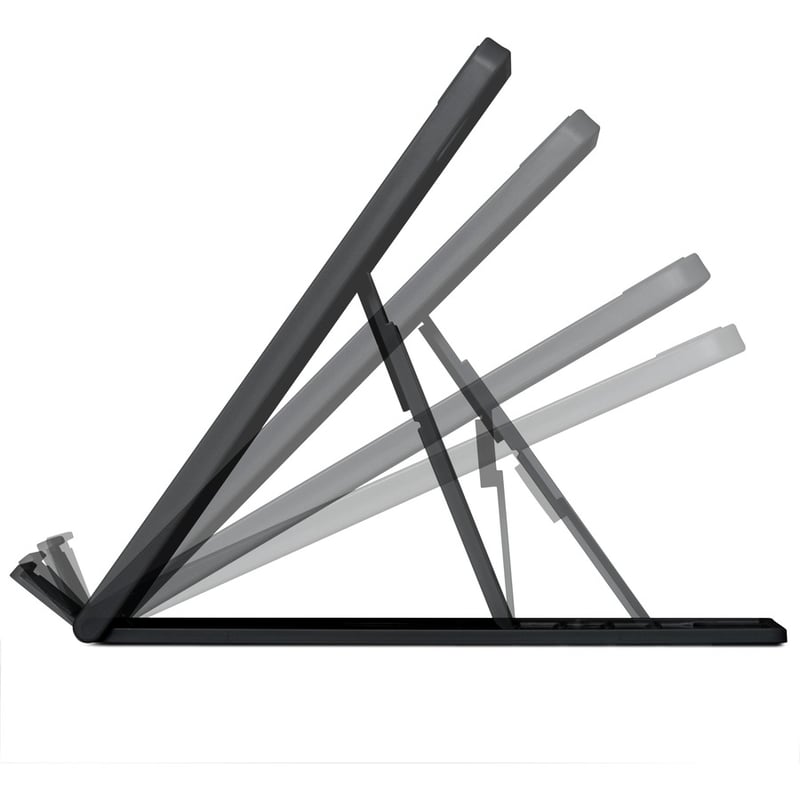 Kensington SmartFit Easy Riser Go Adjustable Ergonomic Riser for up to 17" Laptops - Black - Thumbnail 2