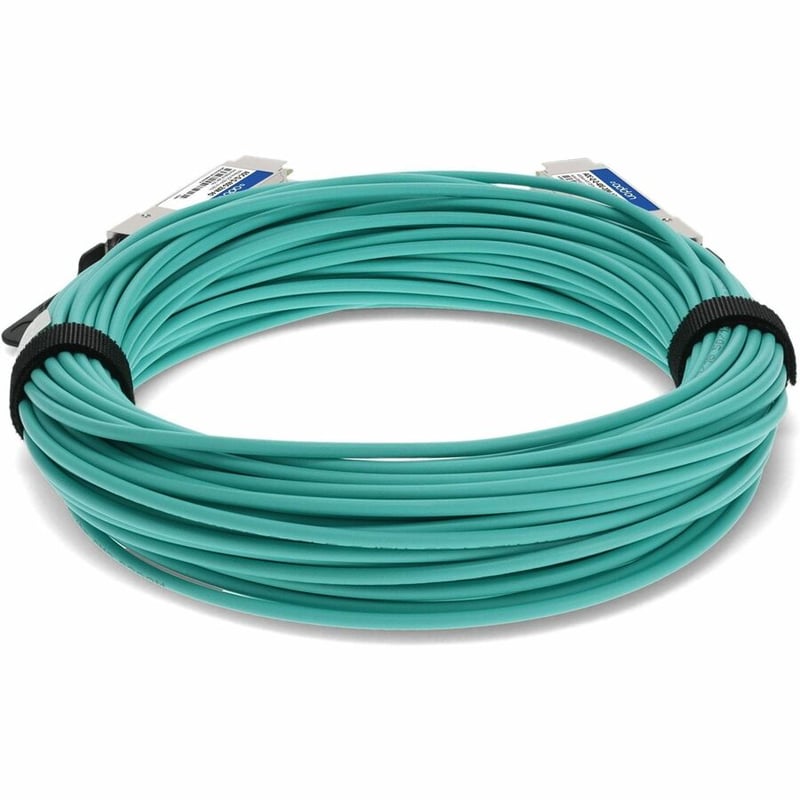 AddOn Arista Networks AOC-Q-Q-40G-20M Compatible TAA Compliant 40GBase-AOC QSFP+ to QSFP+ Direct Attach Cable (850nm, MMF, 20m) - Thumbnail 4