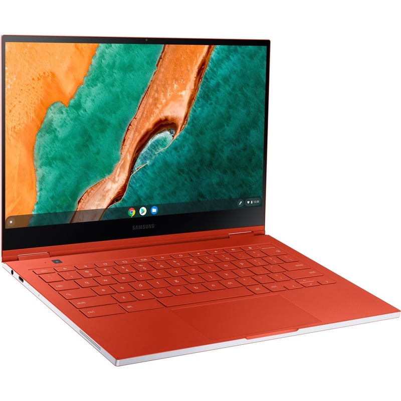 Samsung Galaxy Chromebook XE930QCA-K01US 13.3" Touchscreen Convertible 2 in 1 Chromebook - 4K UHD - 3840 x 2160 - Intel Core i5 10th Gen i5-10210U - 8 GB Total RAM - 256 GB SSD - Fiesta Red - Thumbnail 2