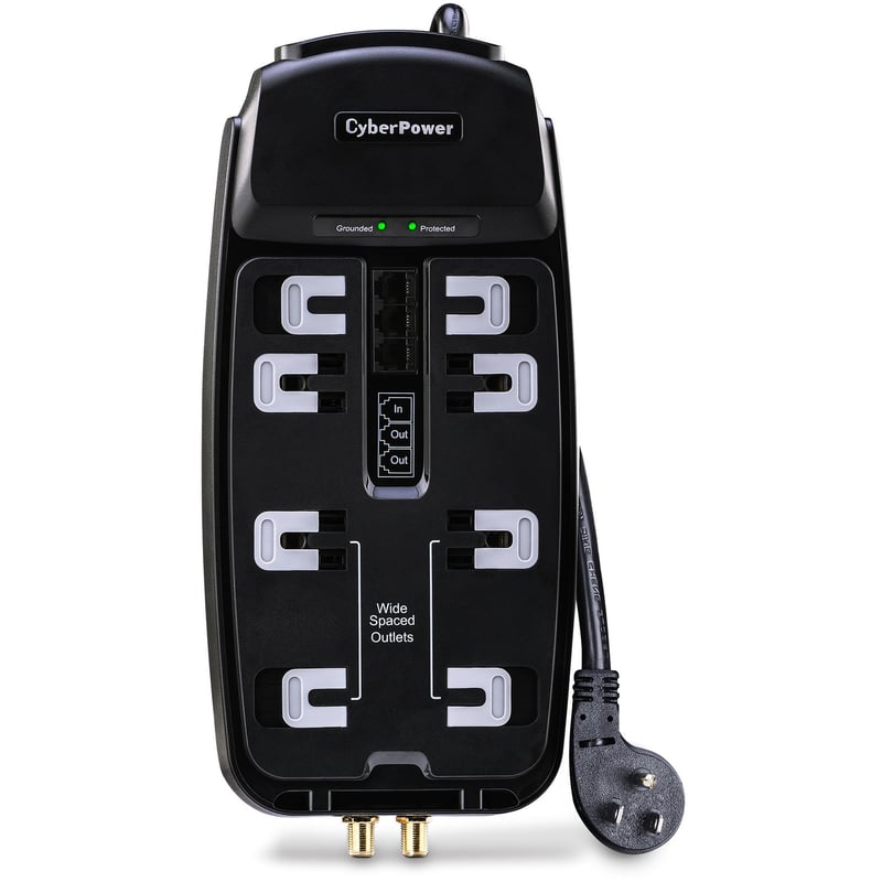 CyberPower CSHT808TC Home Theater 8 - Outlet Surge with 2850 J - Thumbnail 1
