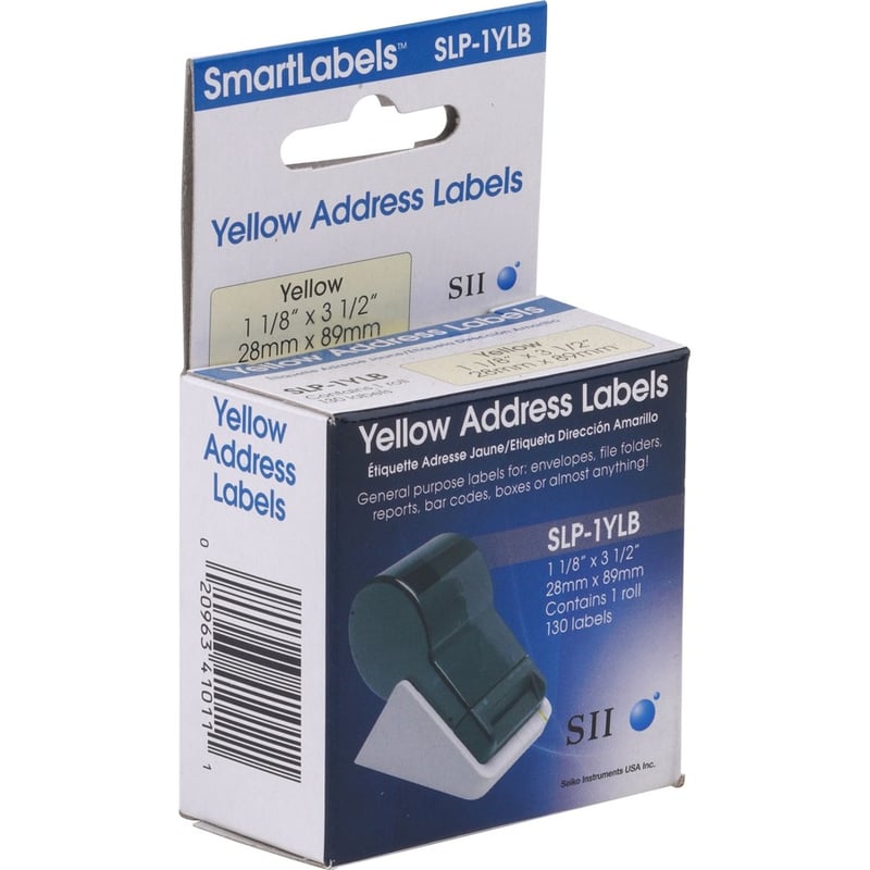 SeikoSLP-1YLB Yellow Address Labels - Thumbnail 2