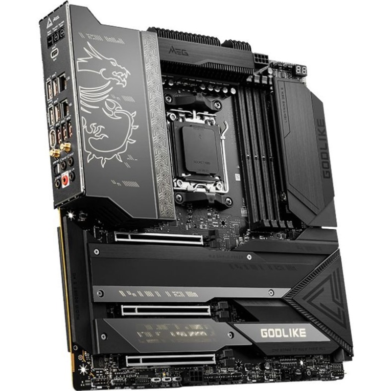 MSI MEG X670E GODLIKE Gaming Desktop Motherboard - AMD X670 Chipset - Socket AM5 - Extended ATX - Thumbnail 4