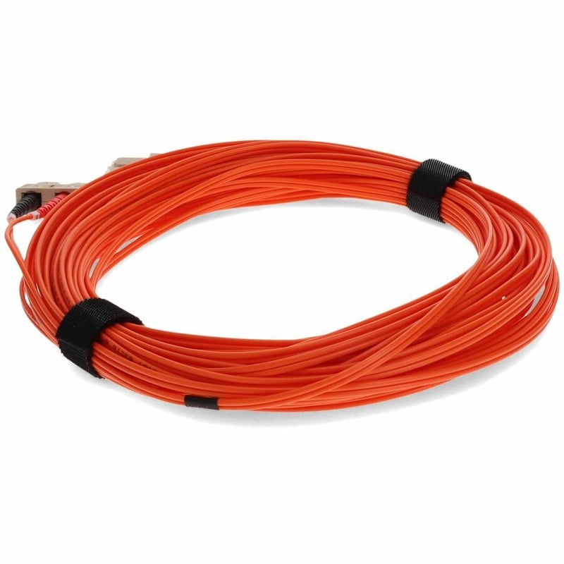 AddOn 25m SC to SC Orange OM1 Duplex OFNR (Riser-Rated) MMF Fiber Patch Cable - Thumbnail 3