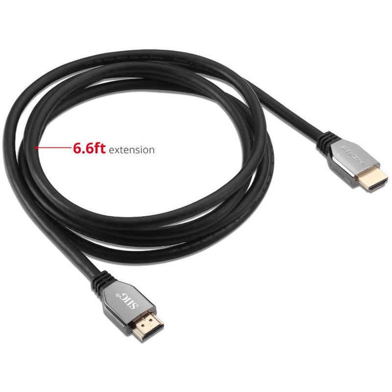 SIIG 8K Ultra High Speed HDMI Cable - 6.6ft - Thumbnail 3