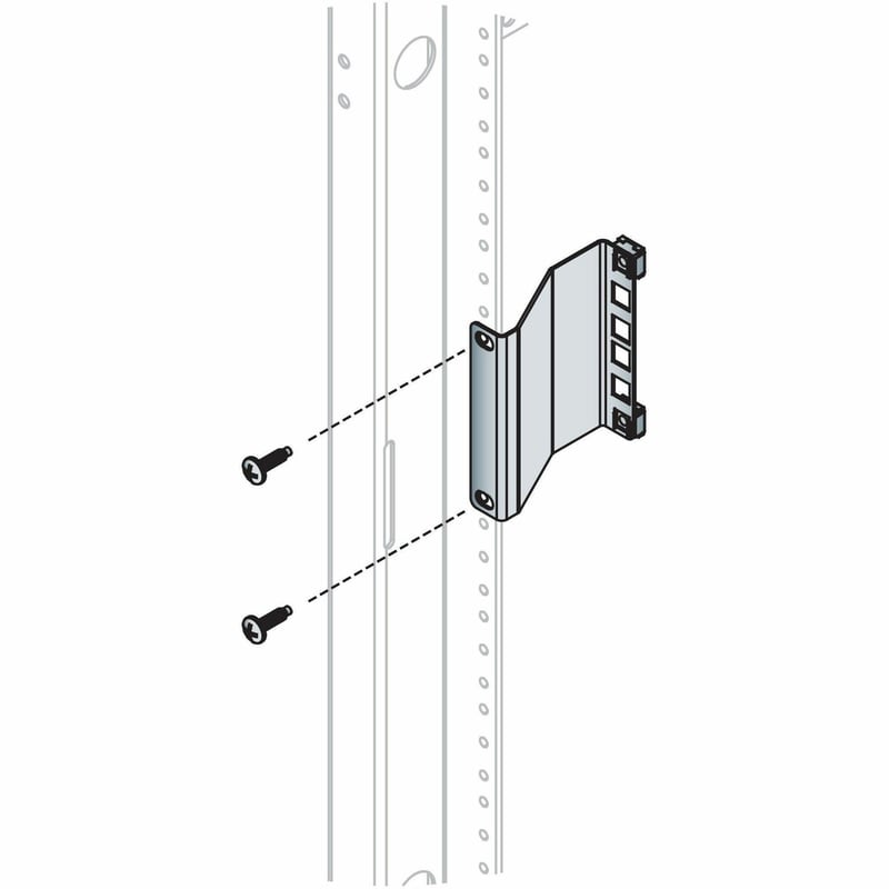 Middle Atlantic 2U Rackrail Recessor - 3in Deep