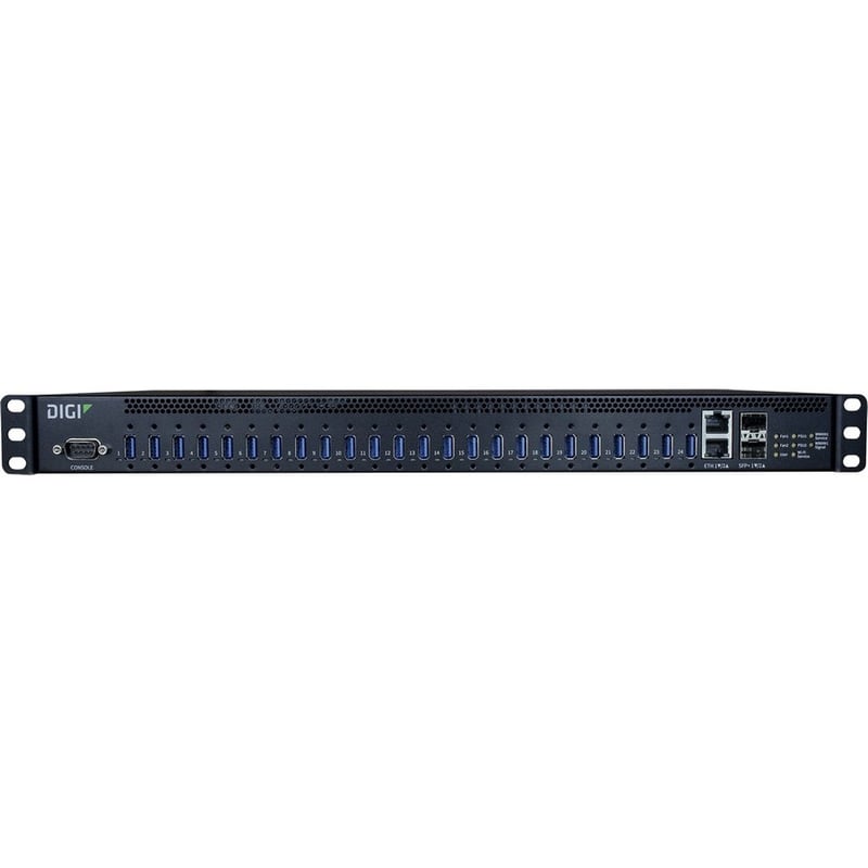 Digi AnywhereUSB 24 Plus USB/Ethernet Combo Hub - Thumbnail 2