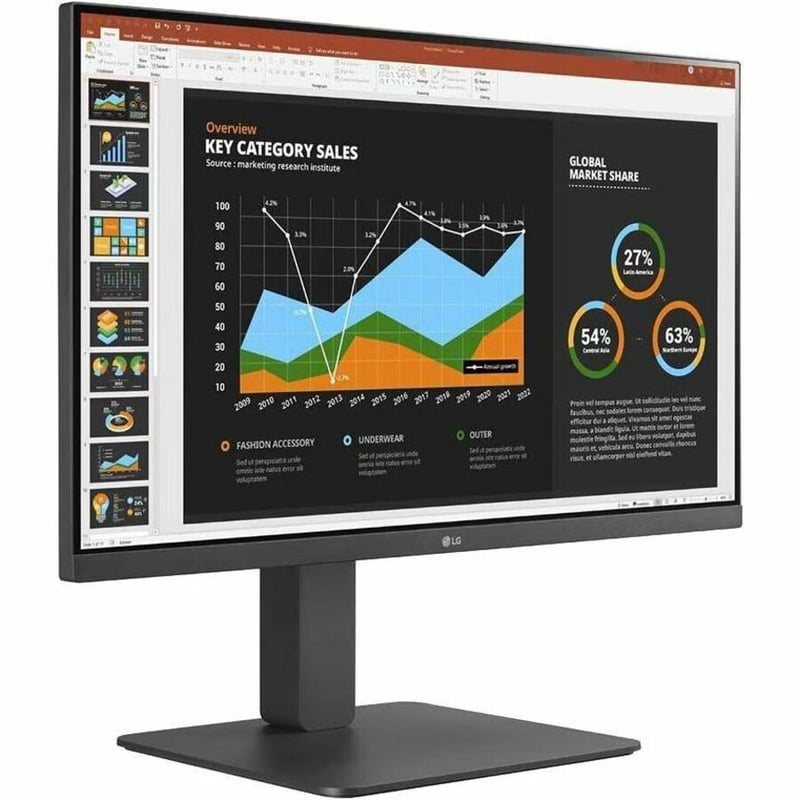 LG 24BR650B-C 24" Class Full HD LCD Monitor - 16:9 - Thumbnail 2