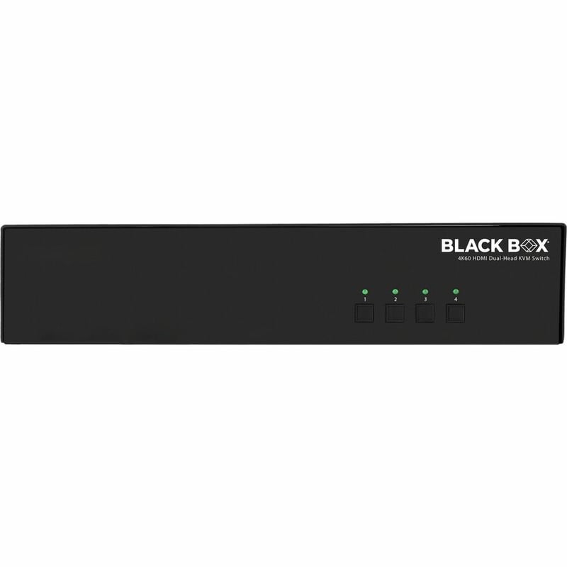 Black Box 4K60 HDMI Dual-Head KVM Switch - 4 Port - Thumbnail 2