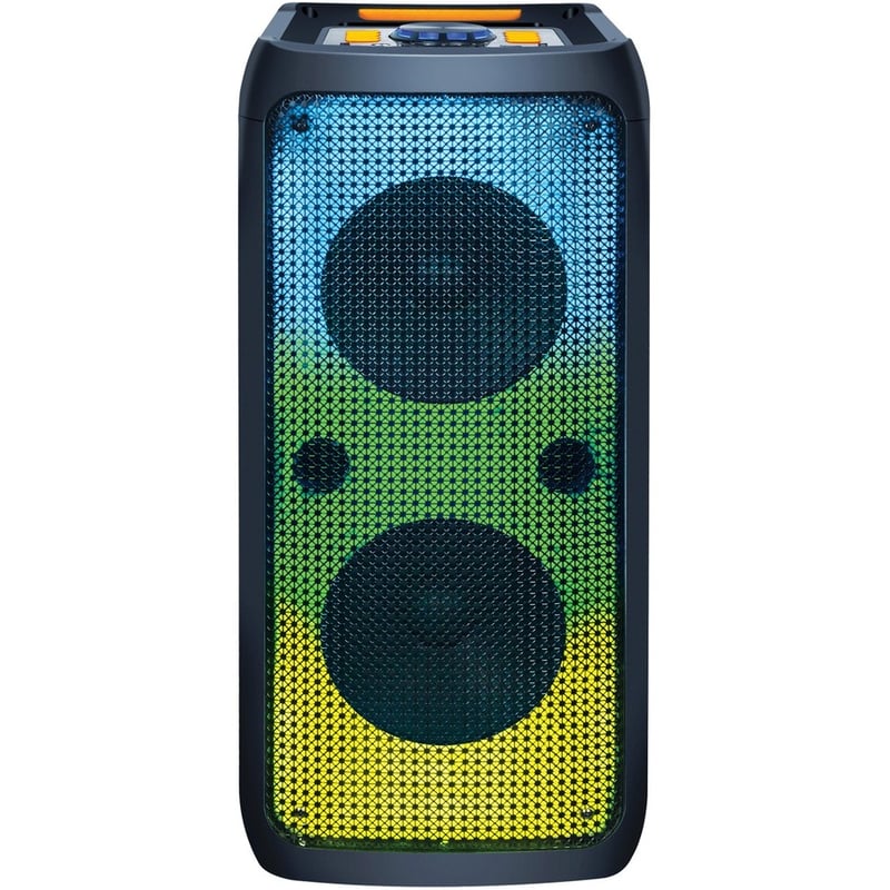 IQ Sound IQ-7028DJBT Portable Bluetooth Speaker System - 36 W RMS - Black - Thumbnail 4
