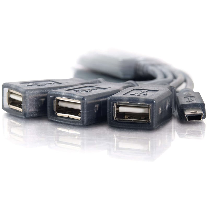 C2G 11in 4-Port USB 2.0 Hub Cable - Thumbnail 2