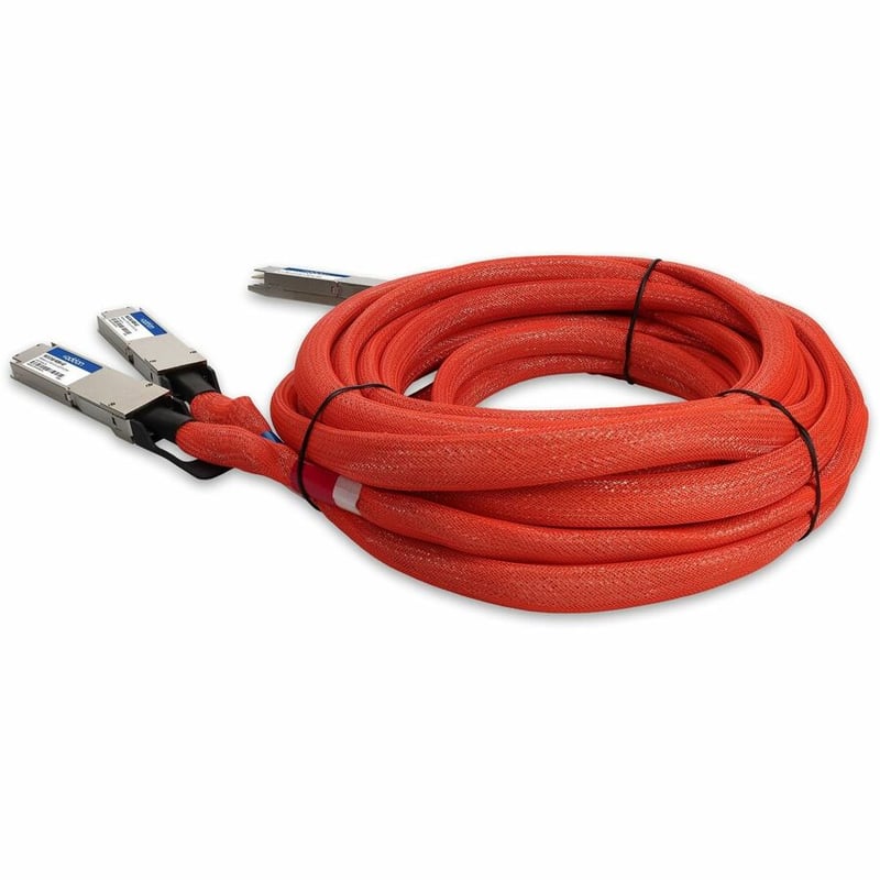 AddOn Mellanox® MCA7J60-N004 Compatible TAA 800GBase-CU OSFP112 to 2xOSFP112-RHS Direct Attach Cable (Active Twinax, 4m, Infiniband) - Thumbnail 3