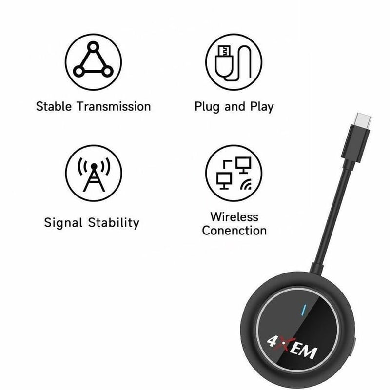 SCREENCAST USB-C TO HDMI 1080P WIRELESS DISPLAY TRANSMITTER - Thumbnail 4