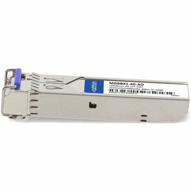 AddOn Cisco® MGBBX1-40 Compatible TAA 1000Base-BX SFP Transceiver (SMF, 1310nmTx/1490nmRx, 40km, LC, DOM) - Thumbnail 2