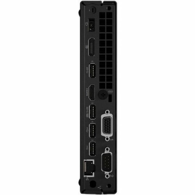 Lenovo ThinkCentre M75q Gen 2 11JN0089US Desktop Computer - AMD Ryzen 5 PRO 5650GE Hexa-core (6 Core) 3.40 GHz - 16 GB RAM DDR4 SDRAM - 256 GB M.2 PCI Express NVMe SSD - Tiny - Black