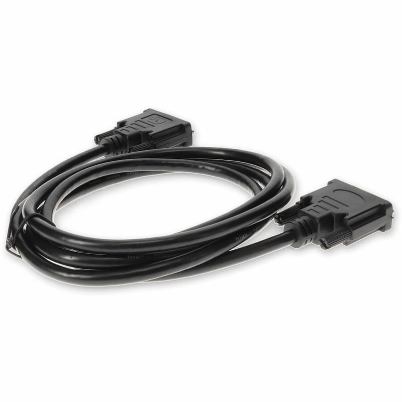 6ft HP DC198A Compatible DVI-D Single Link (18+1 pin) Male to DVI-D Single Link (18+1 pin) Male Black Cable For Resolution Up to 1920x1200 (WUXGA) - Thumbnail 5