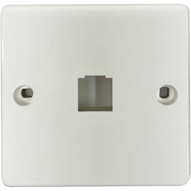 Eaton Tripp Lite Series 1-Port French-Style Wall Plate, White, TAA - Thumbnail 1