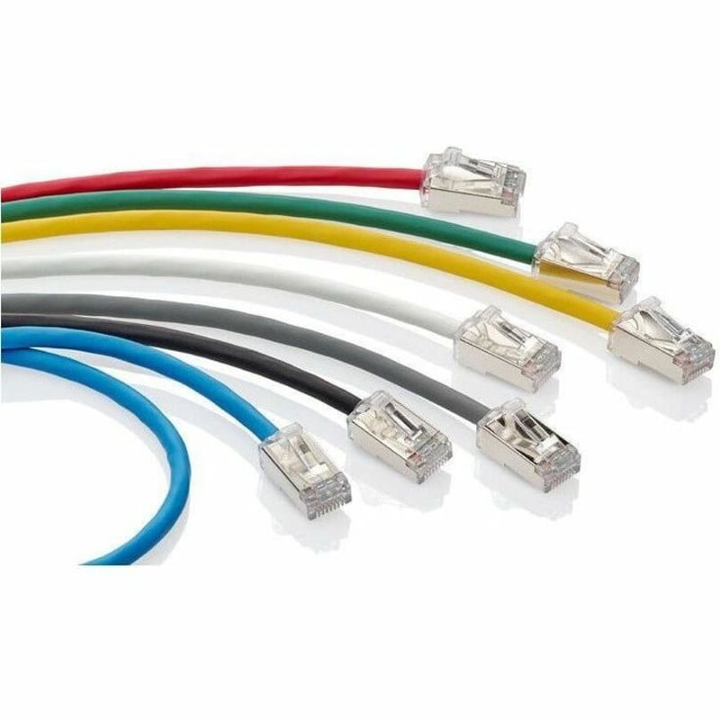 Leviton Cat 6A Small Diameter High-Flex Patch Cord, 12 ft (3.6 m), Black - Thumbnail 2