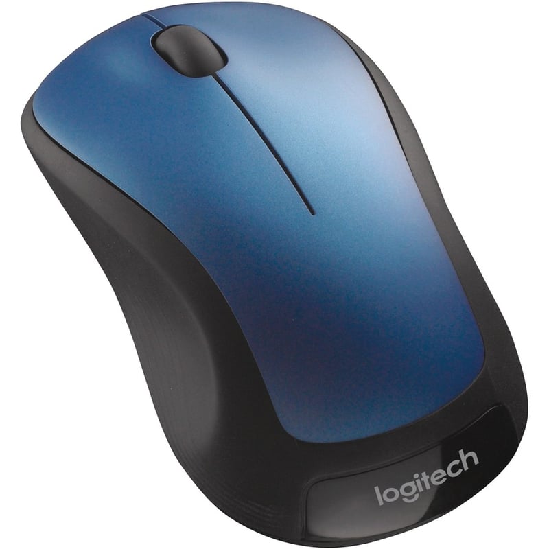 Logitech M310 Wireless Mouse, 2.4 GHz with USB Nano Receiver, 1000 DPI Optical Tracking, 18 Month Battery, Ambidextrous, Compatible with PC, Mac, Laptop, Chromebook (Peacock Blue) - Thumbnail 2