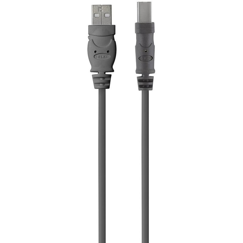 Belkin 3ft USB Cable - USB-A M to USB-B M - Printer, Scanner, Hard Drive compatible - Thumbnail 1