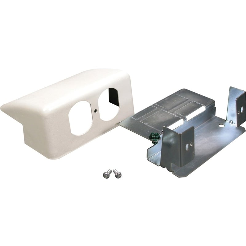 Legrand Wiremold Mounting Bracket for Cable Raceway, Receptacle, Gang Box - Ivory