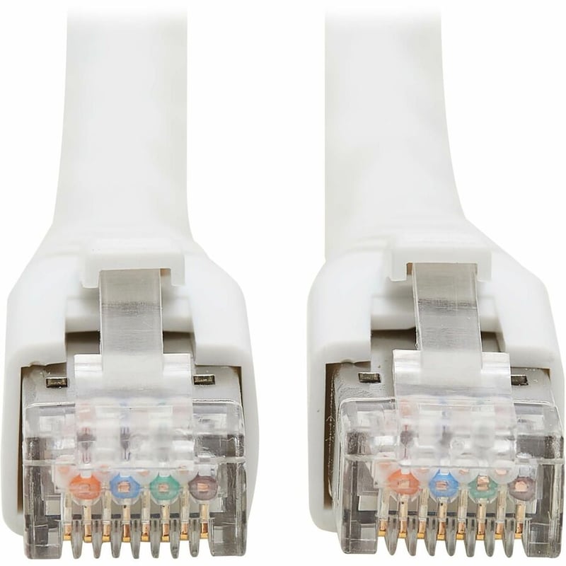 Eaton Tripp Lite Series Cat8 40G Snagless SSTP Ethernet Cable (RJ45 M/M), PoE, White, 3 ft. (0.9 m) - Thumbnail 2