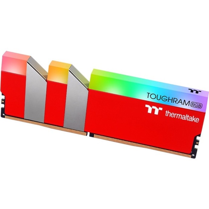 Thermaltake TOUGHRAM RGB Memory DDR4 3600MHz 16GB (8GB x2)-Racing Red - Thumbnail 2