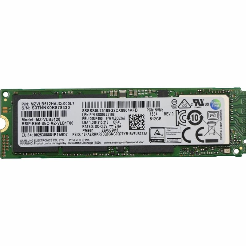 LENOVO 512GB M.2 2280 PCIE NVME SSD - Thumbnail 5