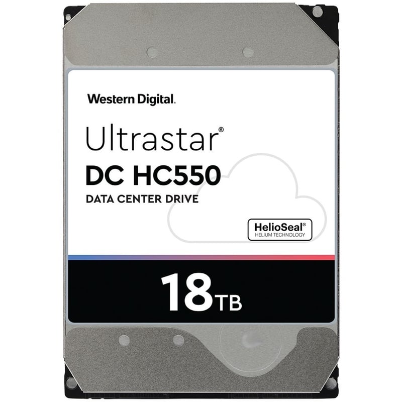 Western Digital Ultrastar DC HC550 18 TB Hard Drive - 3.5" Internal - SATA - Thumbnail 1