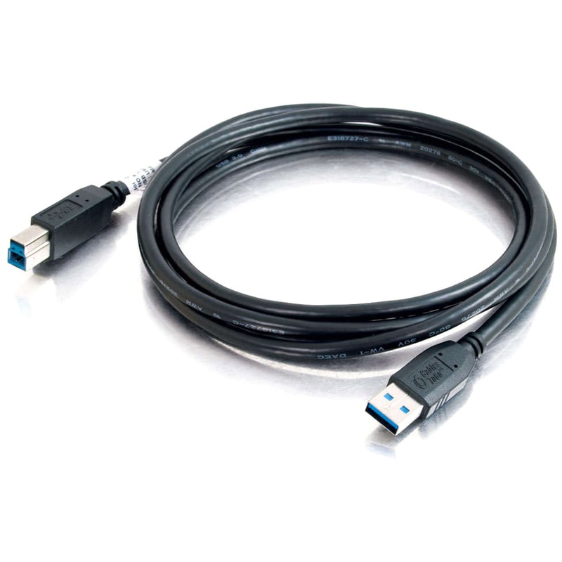 C2G 3.3ft USB A to USB B Cable - USB A to B Cable - USB 3.0 - M/M - Thumbnail 2