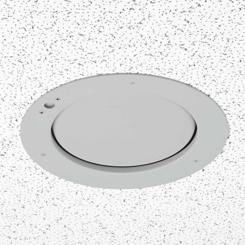 Vaddio RoboFLIP 4K HDBT Ceiling PTZ Camera - TAA Compliant - White - Thumbnail 4