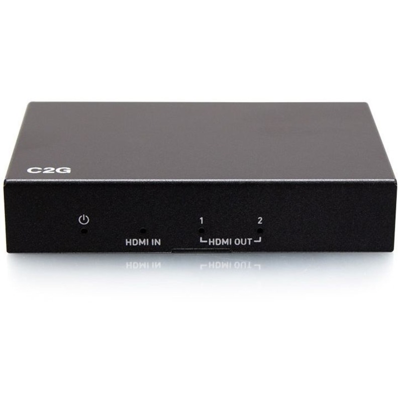 C2G 2-Port HDMI Distribution Amplifier Splitter - 4K 60Hz - Thumbnail 3