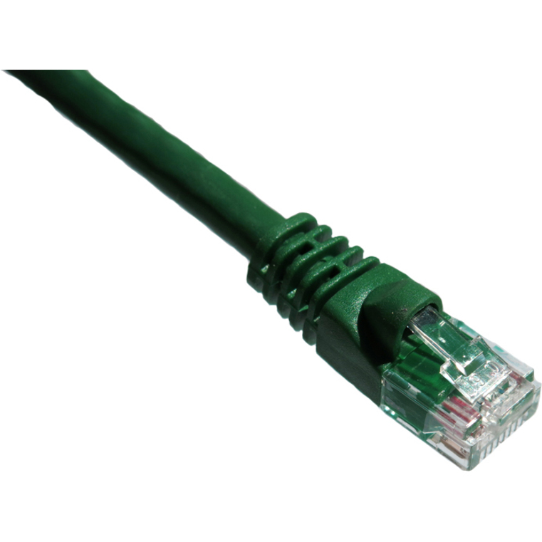 Axiom 10FT CAT5E 350mhz Patch Cable Molded Boot (Green) - Thumbnail 2