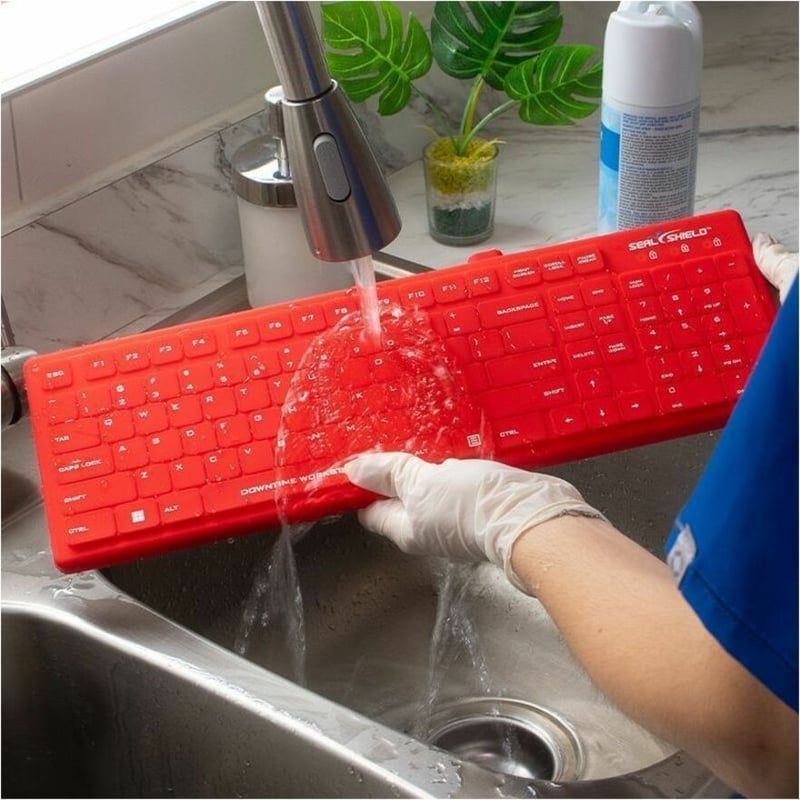 SEAL SILK PRO KEYBOARD W/ SILICONE COVER - Thumbnail 2