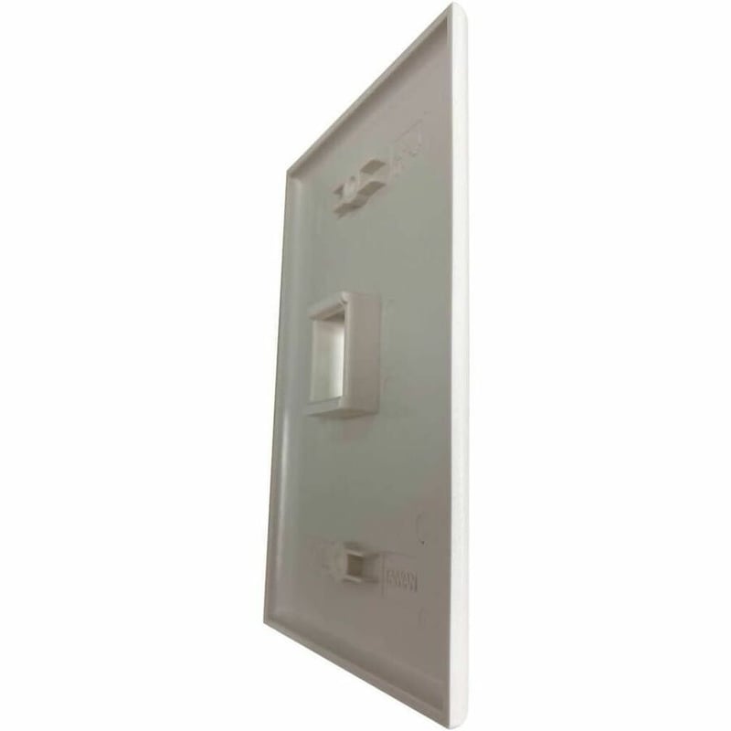 Tripp Lite by Eaton Safe-IT 1-Port Single-Gang Keystone Wall Plate, Antibacterial, Ivory Matte, TAA - Thumbnail 4