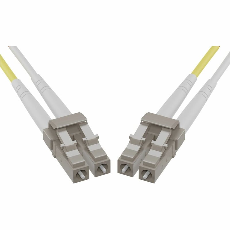 UNC 15M LC TO LC OM2 1GB FIBER OPTIC CABLE, ORANGE, OFNR, 50/125 MULTIMODE DUPLE - Thumbnail 3