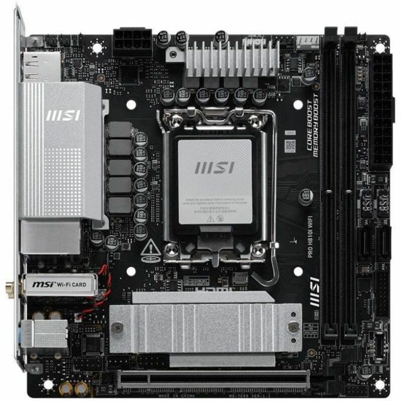 PRO H810I WIFI MOTHERBOARD INTEL DDR5 128GB LGA 1851 - Thumbnail 4