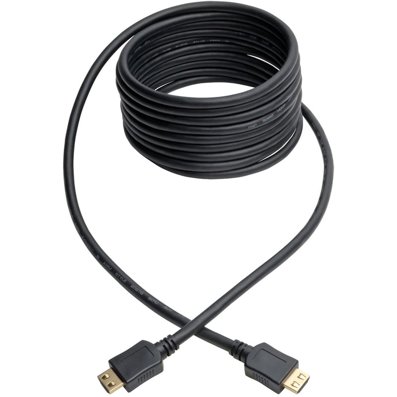 Eaton Tripp Lite Series High-Speed HDMI Cable, Gripping Connectors, 4K (M/M), Black, 16 ft. (4.88 m) - Thumbnail 2