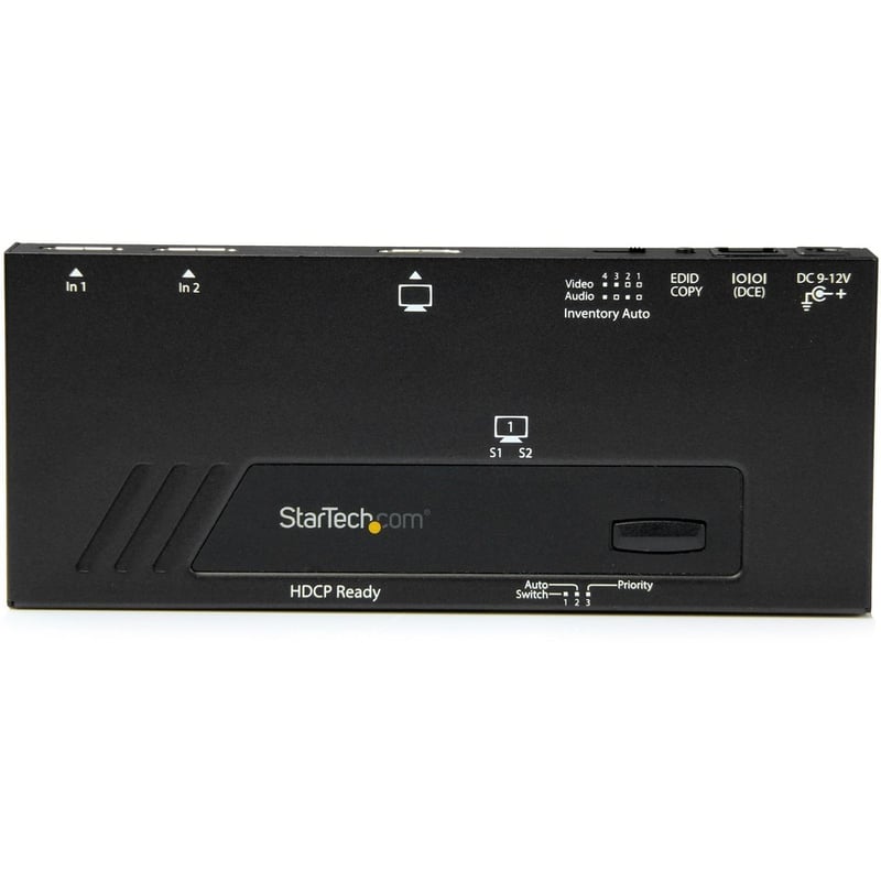 StarTech.com 2-Port HDMI Automatic Video Switch - 4K 2x1 HDMI Switch with Fast Switching, Auto-Sensing and Serial Control - Thumbnail 4