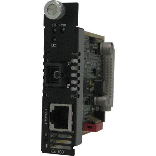 Perle CM-100-S1SC20U Fast Ethernet Media Converter
