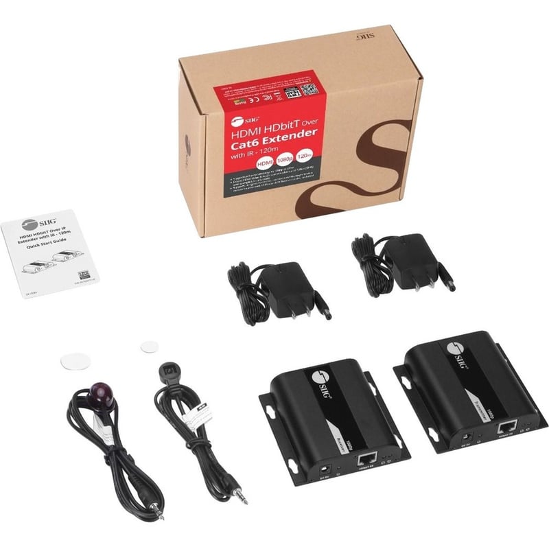 SIIG HDMI HDbitT Over IP Extender with IR - 120m - Thumbnail 2
