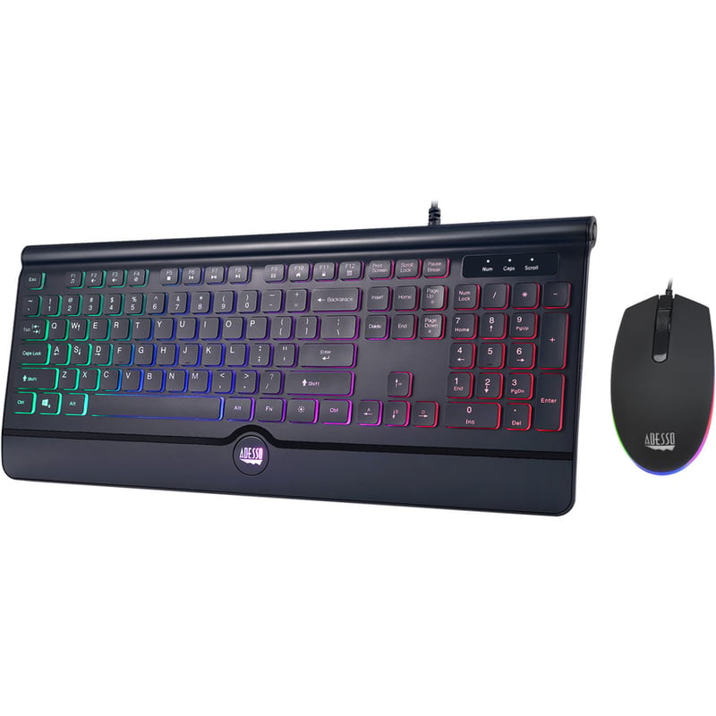 Adesso EasyTouch 137CB Illuminated Gaming Keyboard & Mouse Combo - Thumbnail 2