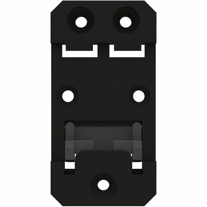 Panduit Opticom Mounting Adapter for Enclosure, DIN Rail - Black - Thumbnail 1